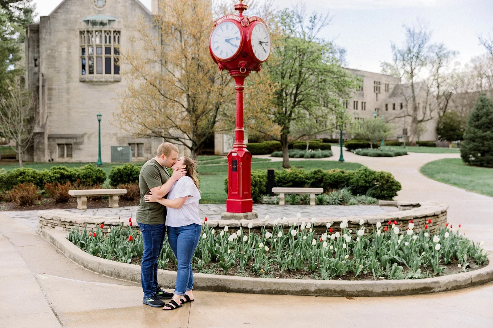 Bloomington in Bloom: Madalyn &amp; Tanner’s Beautiful Engagement Shoot