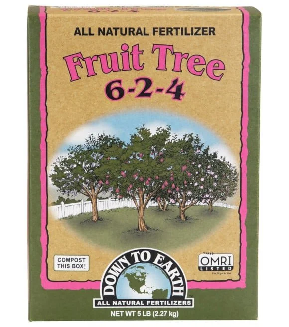 Down To Earth Fruit Tree Fertilizer 5# Box