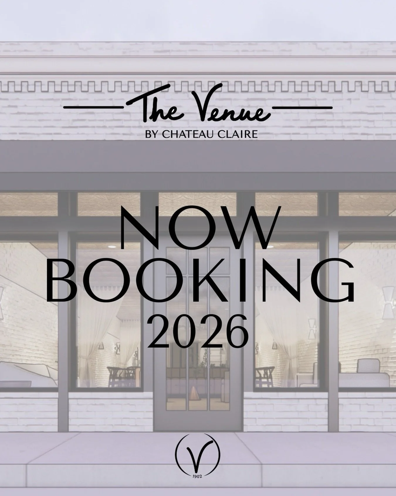 It has been a joy watching this dream take shape. The Venue by Chateau Claire is growing more beautiful by the day, and we cannot wait to welcome you through its doors. 🤍✨

We are now taking bookings for 2026. Contact us to schedule a tour using the