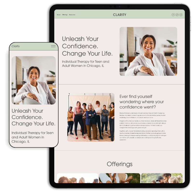 Clarity Website Template