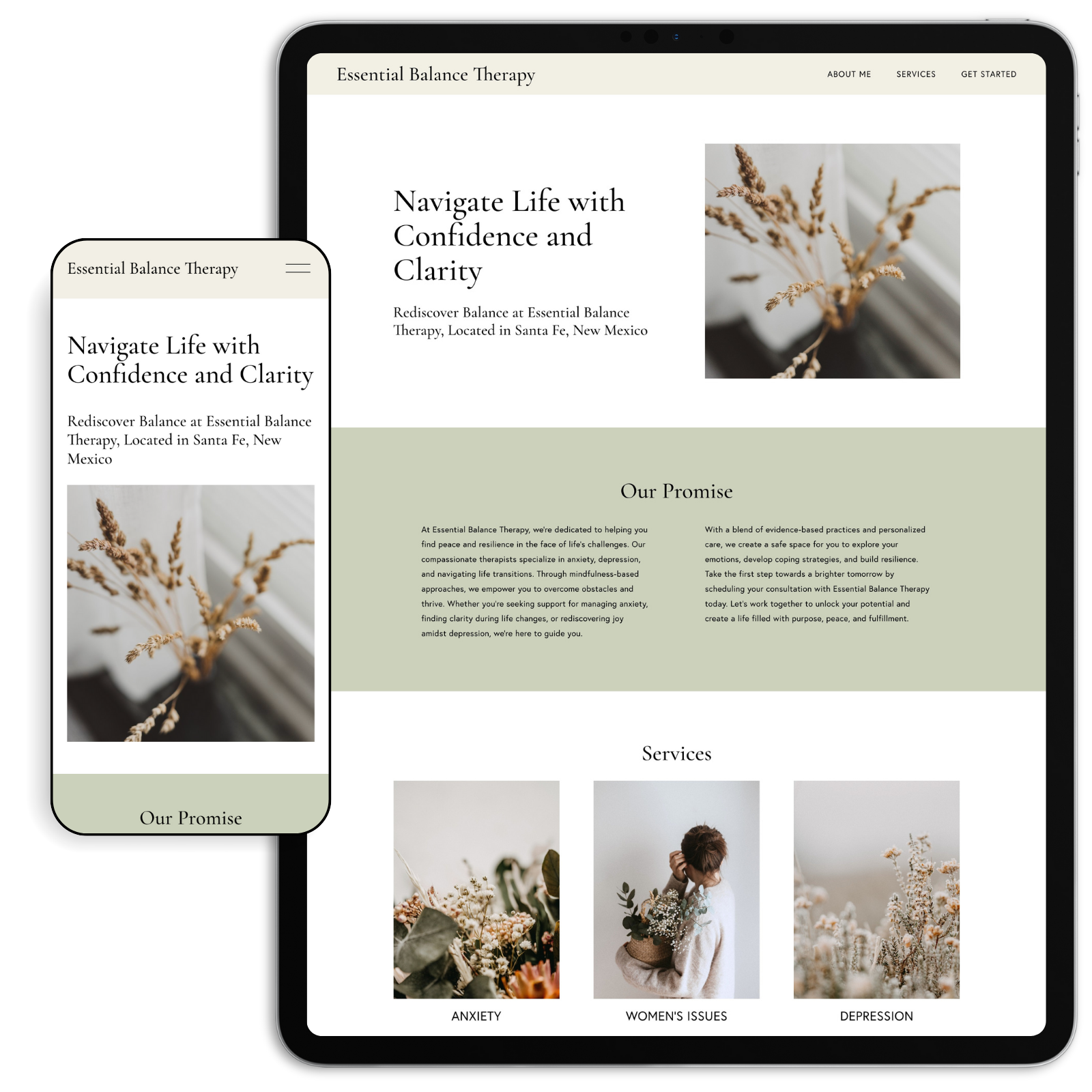 Essential Balance Website Template