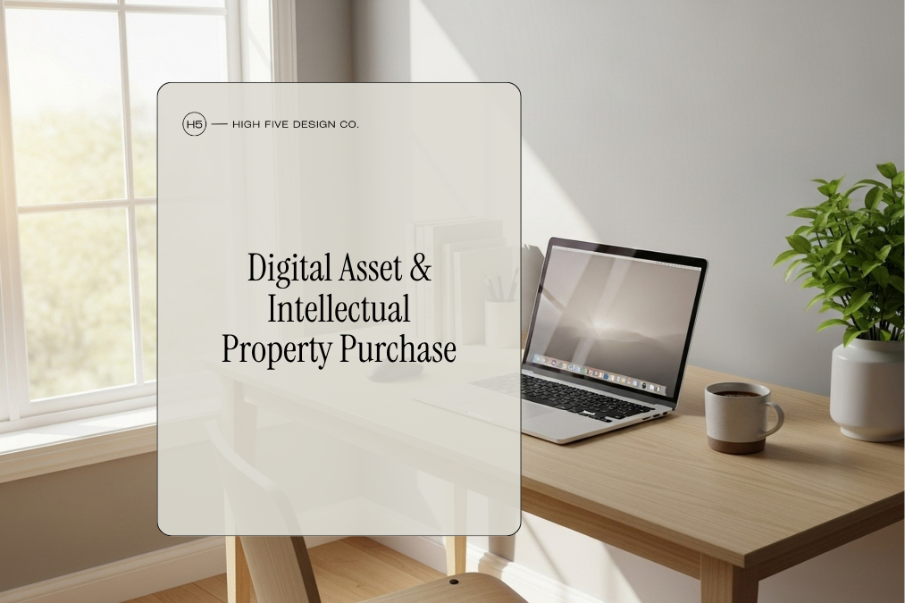 DIGITAL ASSET AND INTELLECTUAL PROPERTY PURCHASE