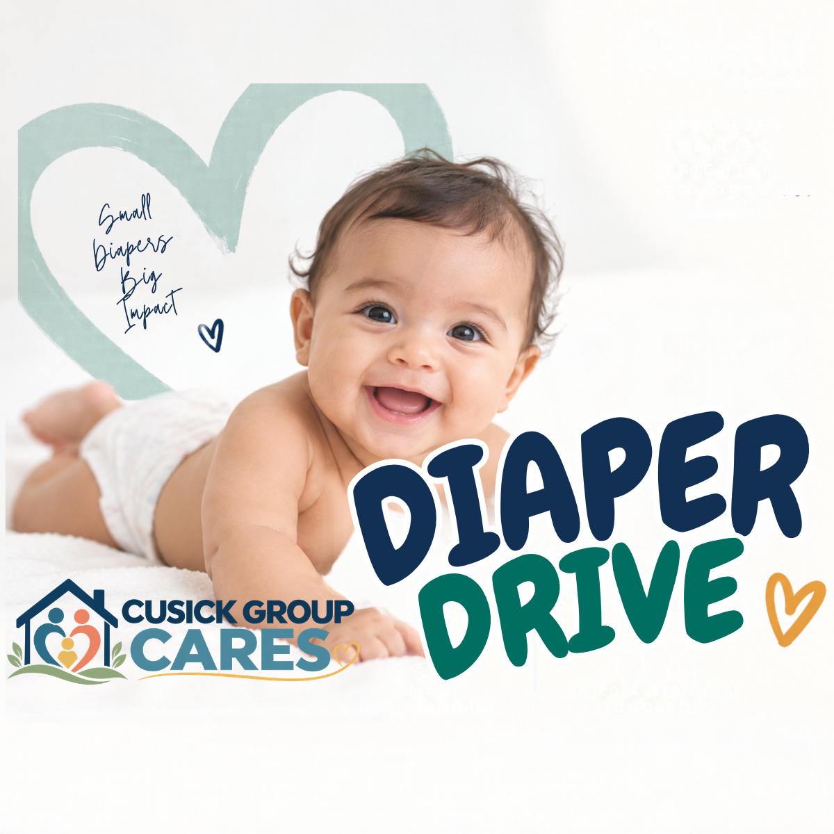 Diaper Drive, hosted by The Cusick Group at HomeLogic Real Estate