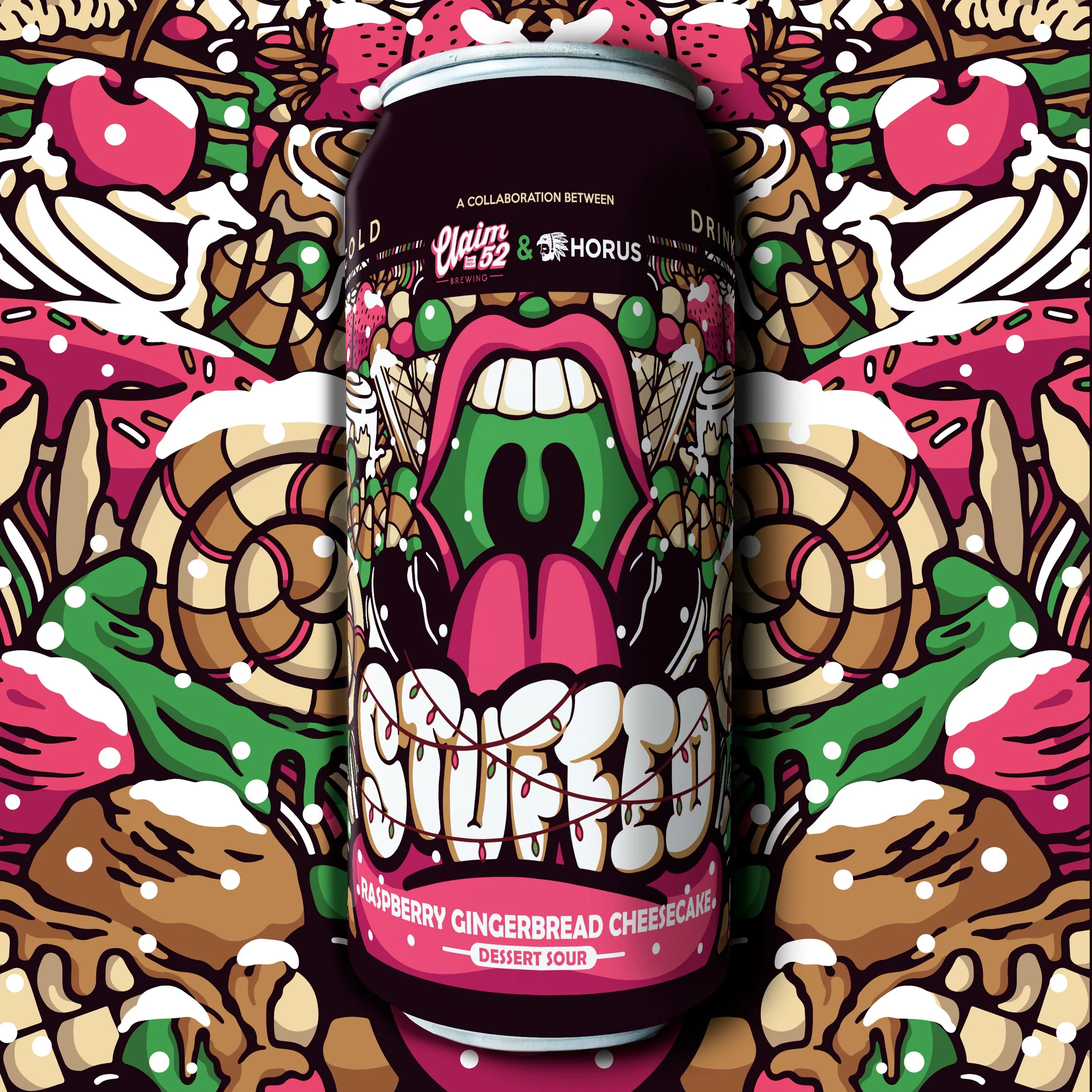 Stuffed: Raspberry Gingerbread Cheesecake