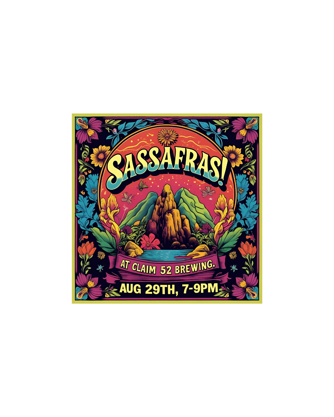Sassafras! Live at Claim 52 - Oct. 3