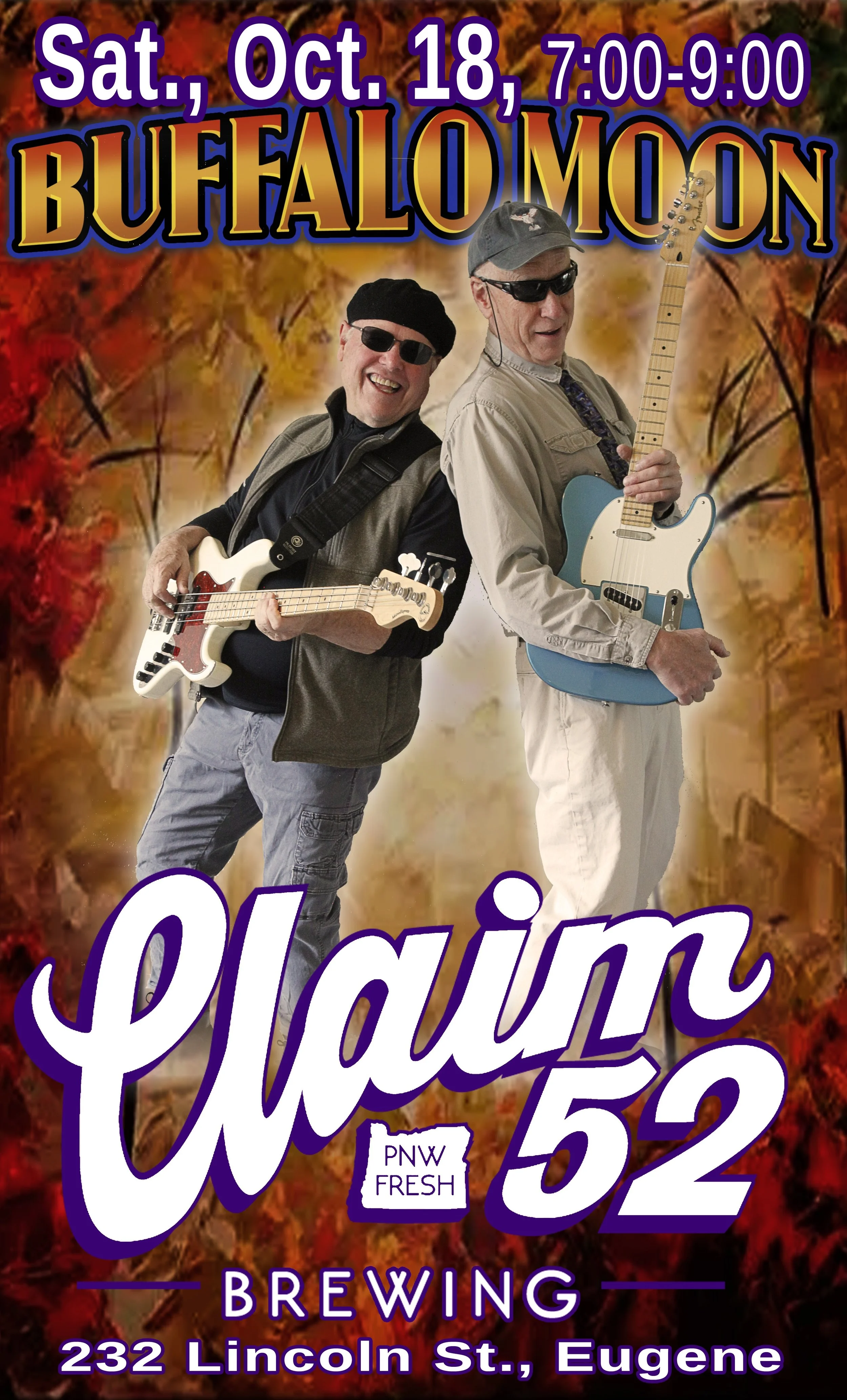 Buffalo Moon Live at Claim 52 - Oct. 18
