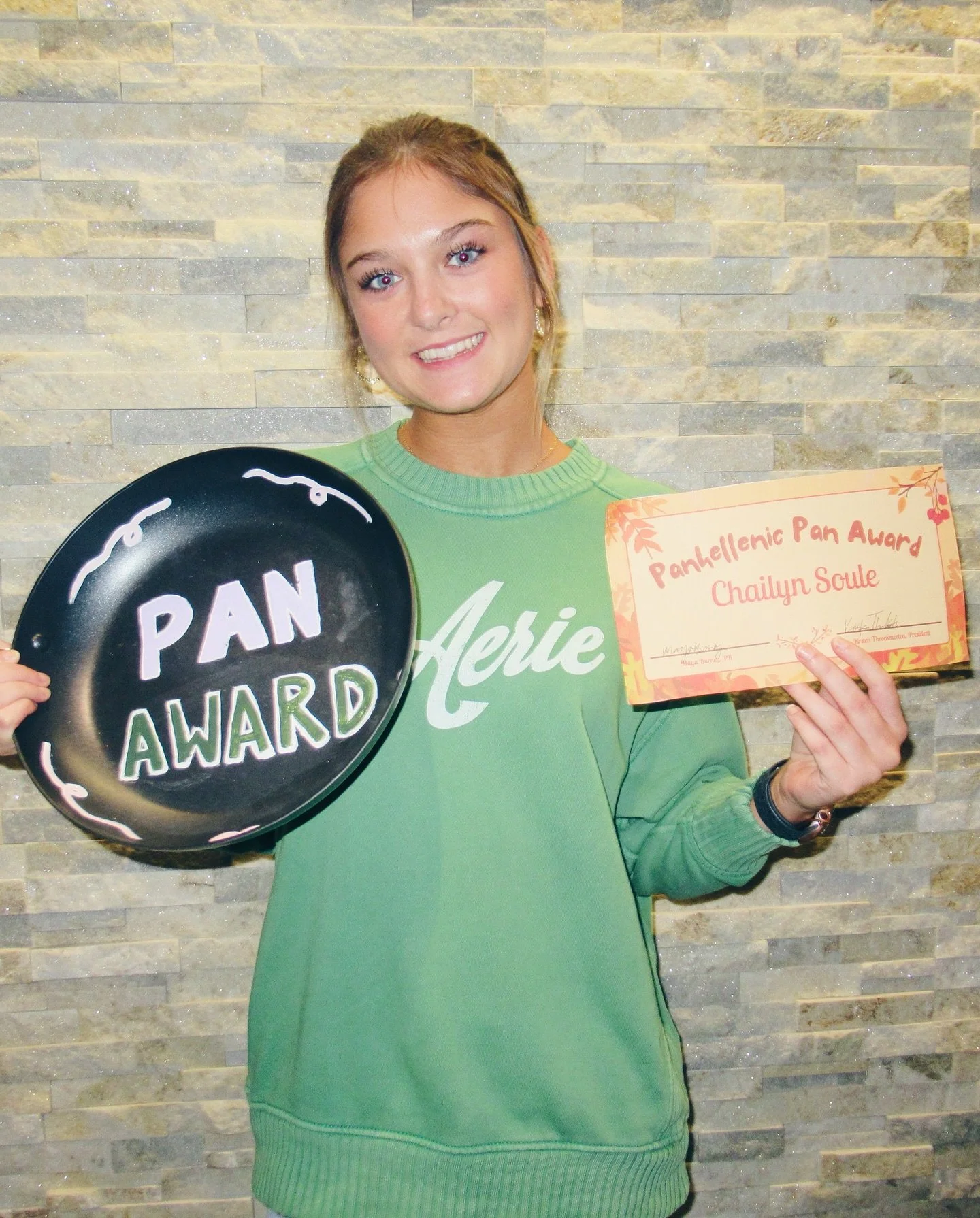 congratulations to the november panhellenic pan award winners!!!

for those who don&rsquo;t know what this award is, every month when panhellenic council visits each chapter i get the opportunity to give the pan award to one member of each chapter wh