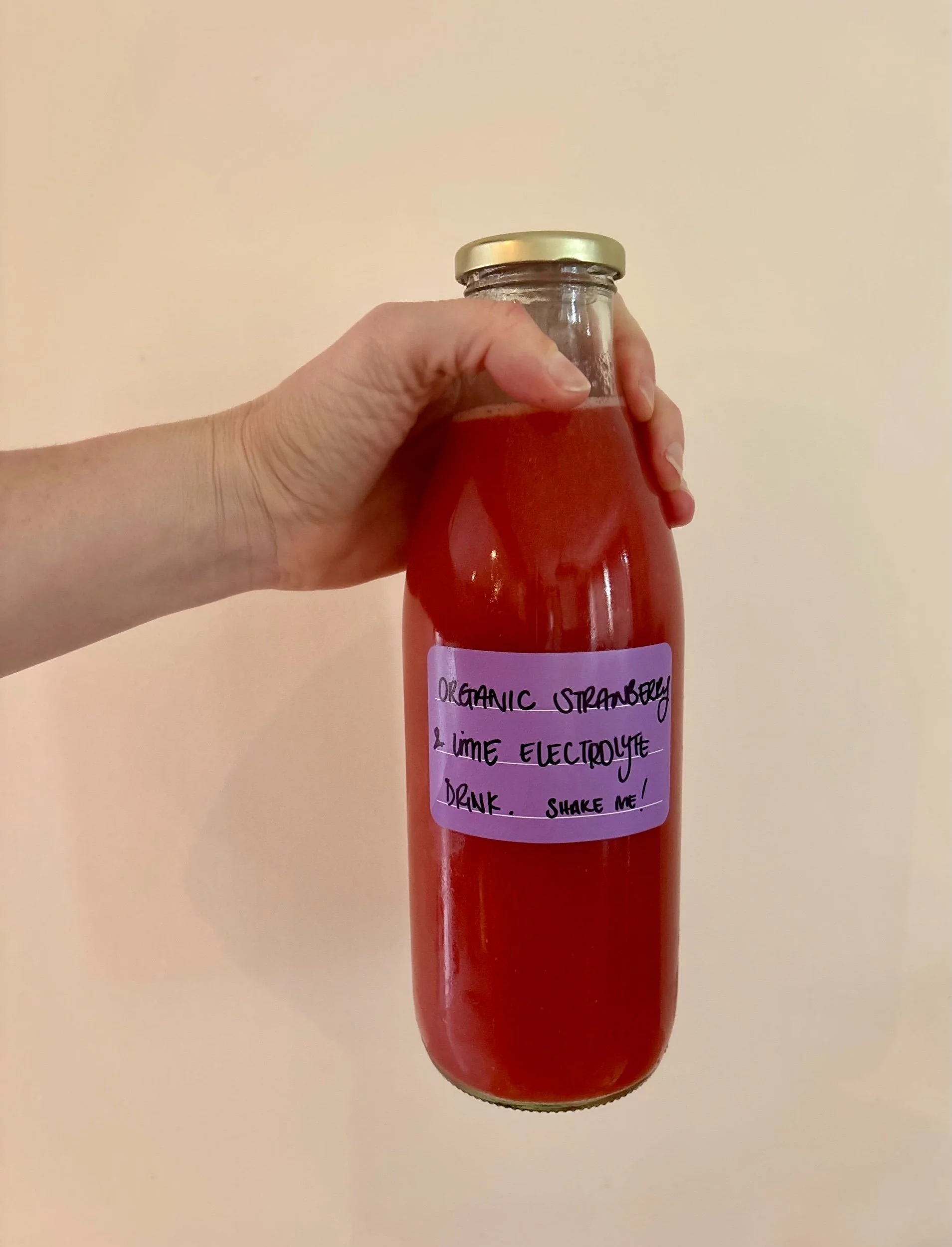 Strawberry & Lime Electrolyte Drink