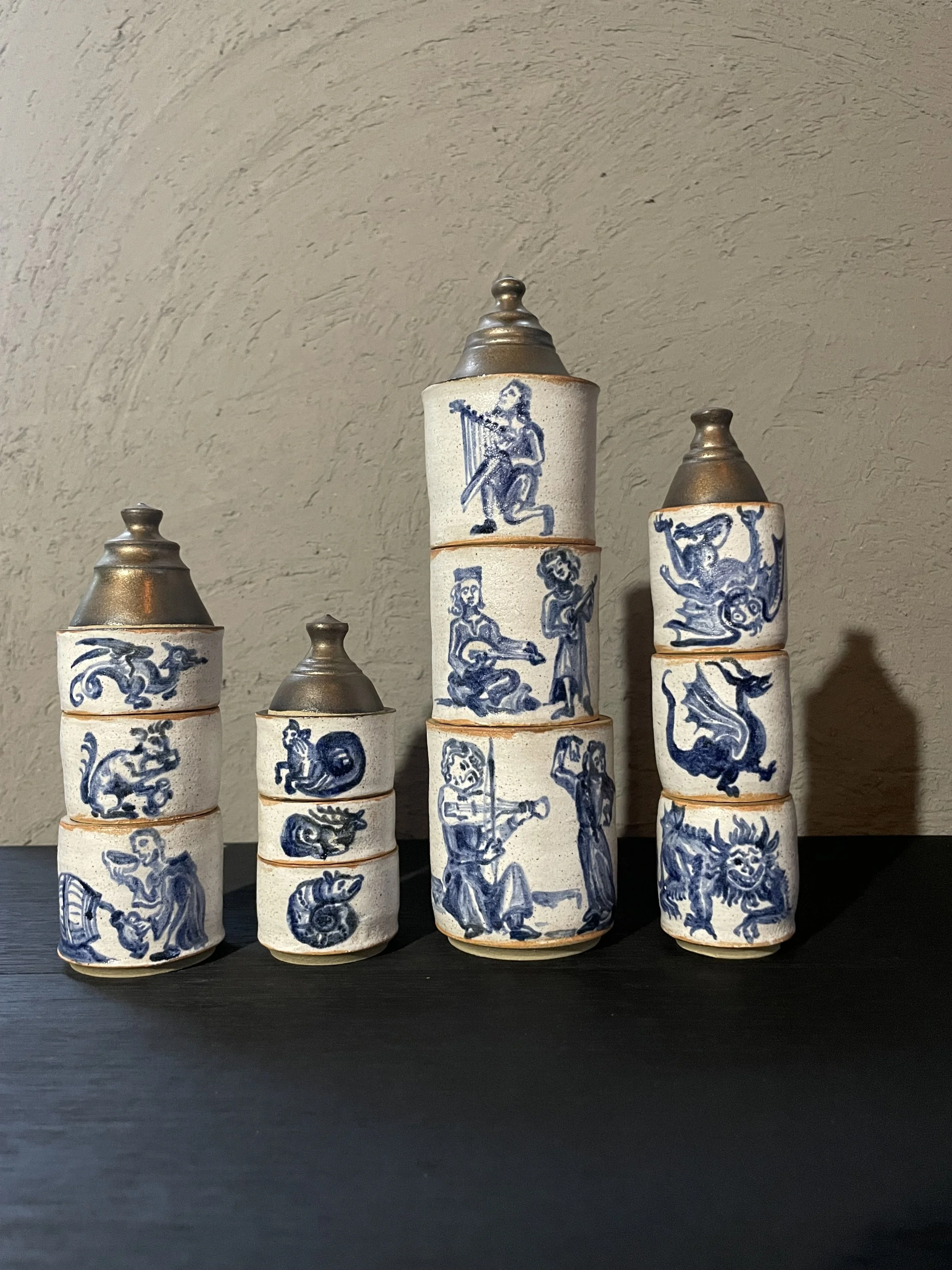 Medieval Stacking Jars