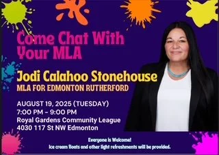 Come Chat with your MLA