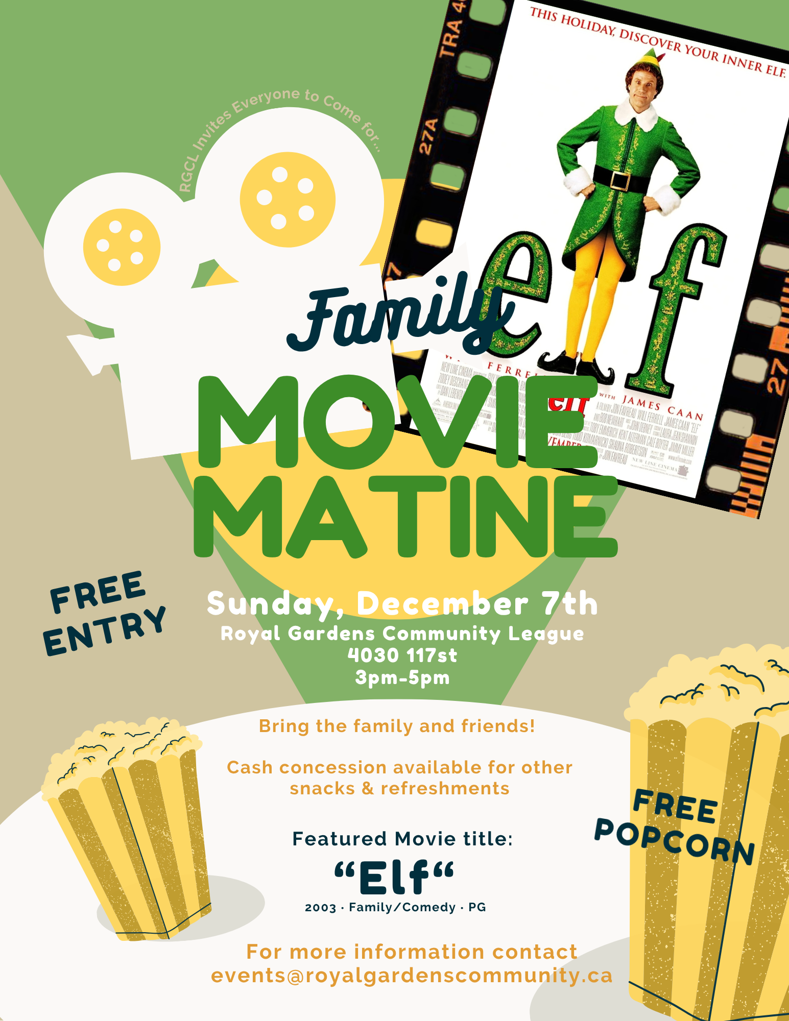 Family Movie Matinee: Elf!