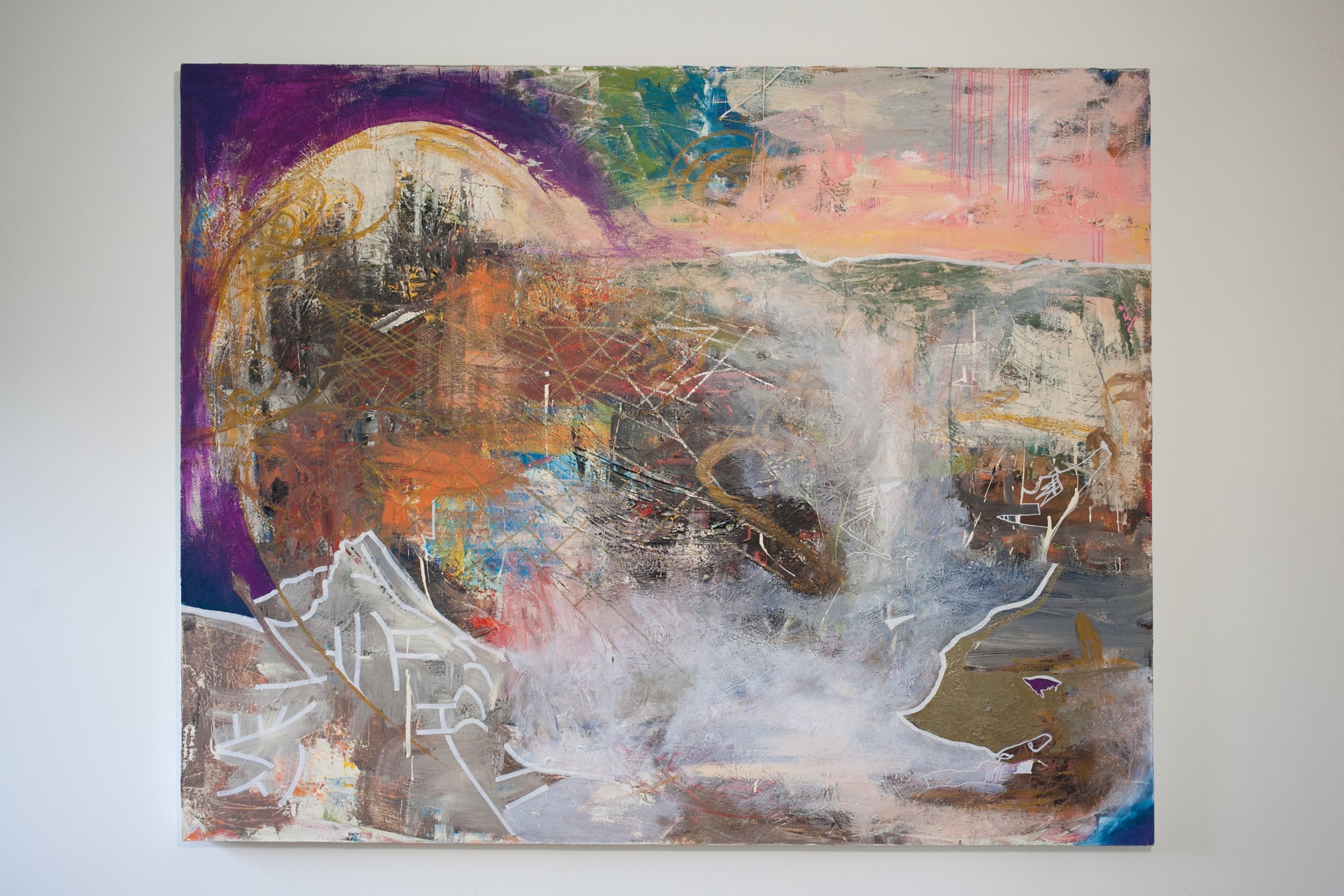 Forgotten Title (Chicago) 60 x 48" / 2004-2020 / oil on canvas / NFS