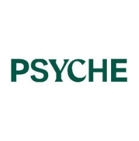 The word 'PSYCHE' written in bold green letters on a white background.