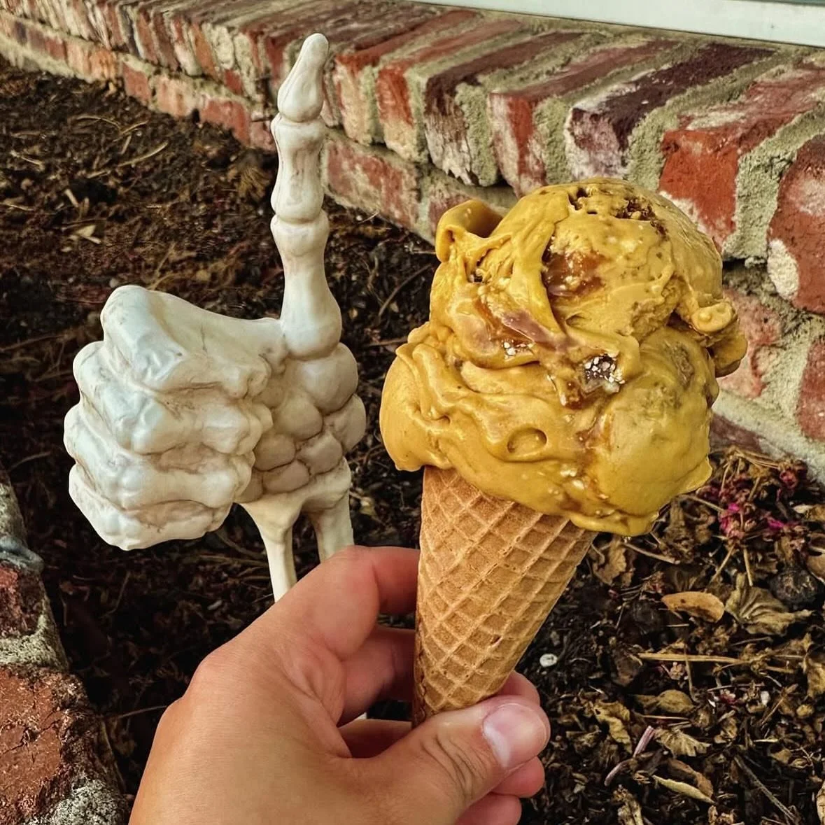 It&rsquo;s officially spooky szn @ DLC ! 
Tomorrow is the return of our fall flavors @ecology.center south Berkeley farmers market! 

🎃The Return of Pumpkin Pi&ntilde;ata: pumpkin ice cream, caramel ribbings &amp; thick blondie chunks 
🍎NEW: A La M