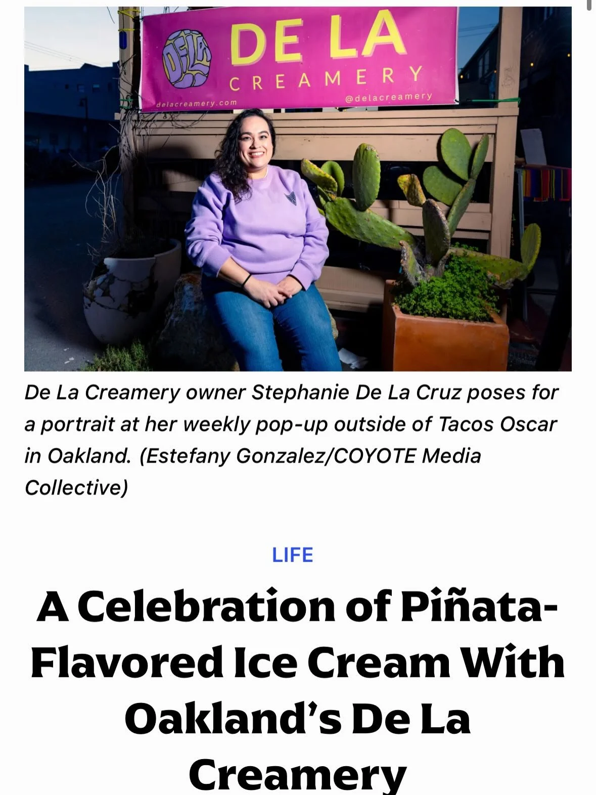 LINK IN BIO 
It&rsquo;s extremely beautiful to be featured in @coyotemediacollective by @alan_chazaro &amp; photos by @estefancy .. 
this article is super meaningful for me to speak as an individual &amp; business owner. 
DLC has become grown to stan