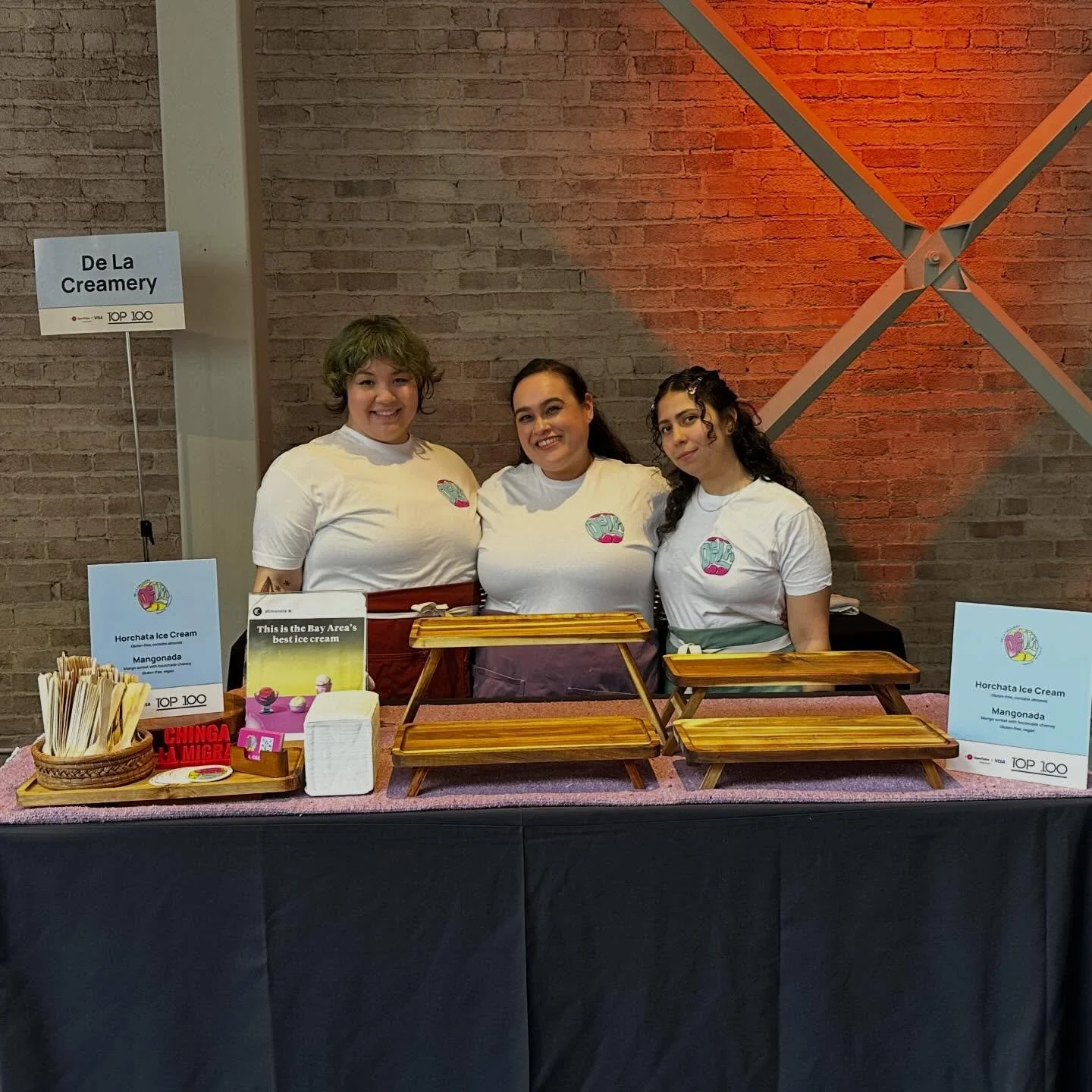 Catered last night @sfchronicle_food top 100 restaurant in the bay for the 2 Year in a row!!!! 
It&rsquo;s an honor to be invited back to serve all the peeps who make the bay so delicious!! 
Very cool to get all you a yummy lil treat. 

Was really pr