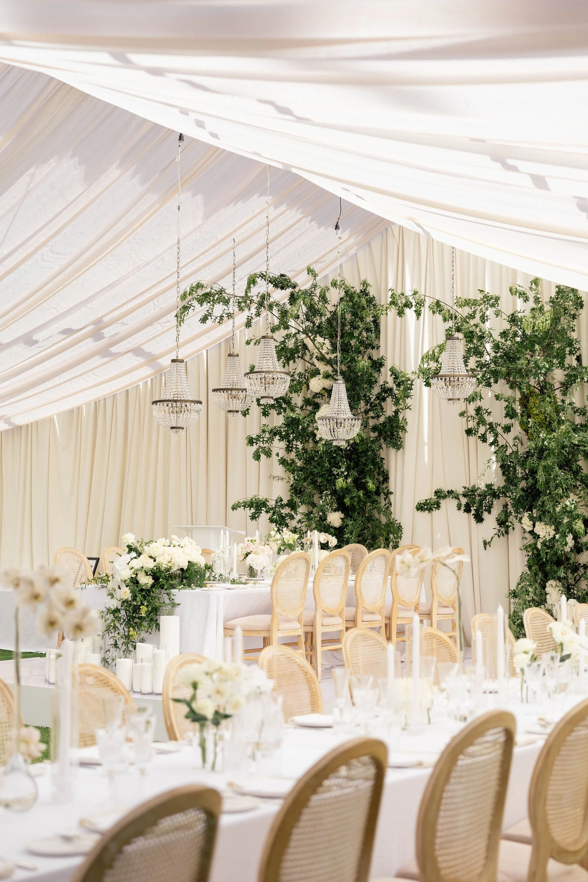 Elegant wedding reception Cottesloe