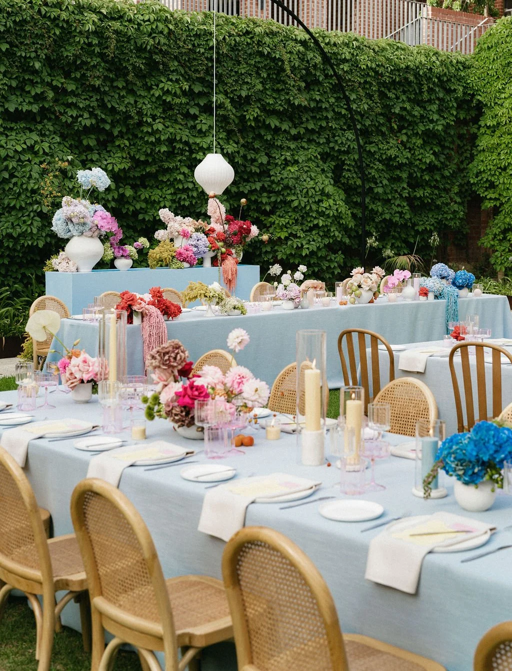 Colourful wedding reception perth