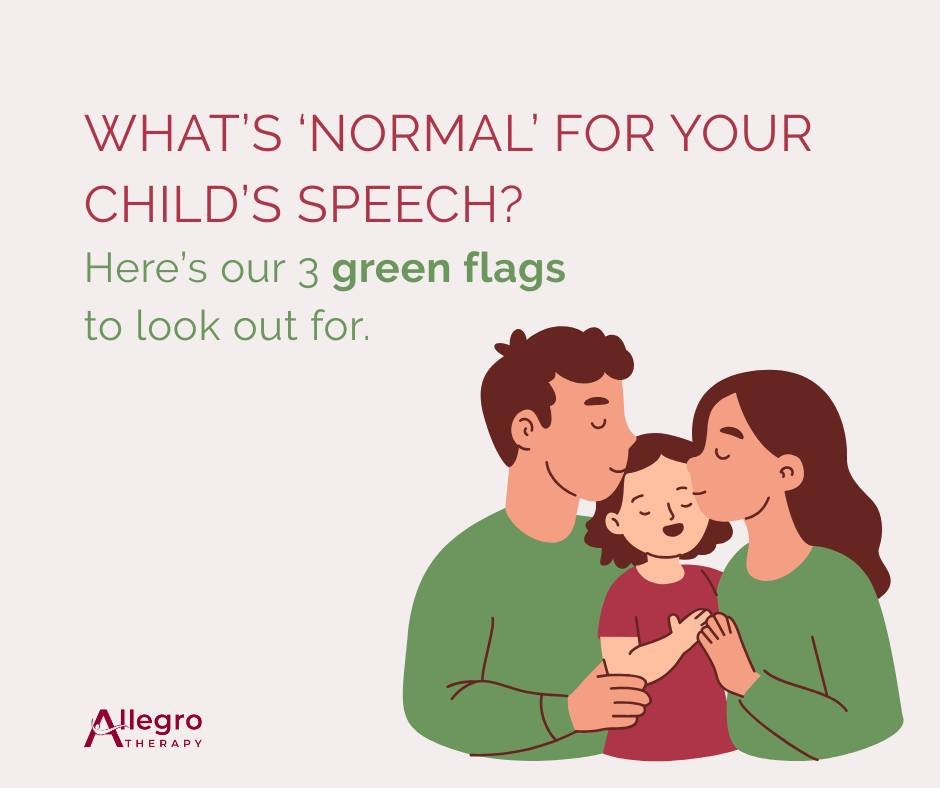 Struggling to know what&rsquo;s &ldquo;normal&rdquo; for your child&rsquo;s speech development? 🗣️

Here's 3 green flags to look out for (and what to do if you&rsquo;re unsure!) 💚