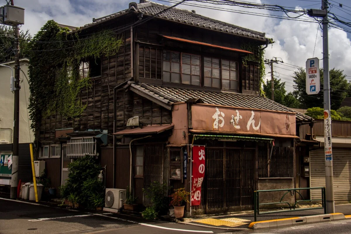 Diner at backstreet of Kyoto