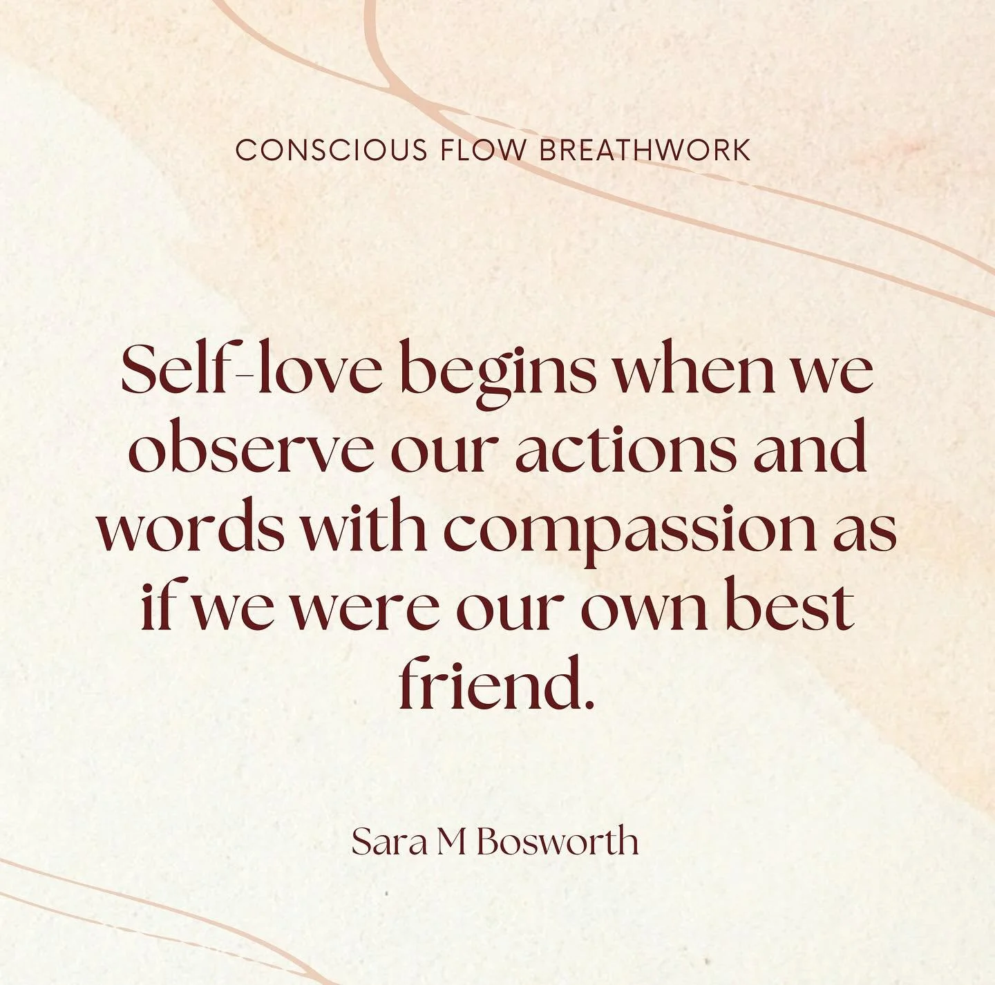 How often do you extend kindness and 
understanding to others?! 

How often do you offer that same compassion to yourselves? 

This is a powerful reminder that self-love is not about perfection but about embracing who we are, flaws and all, with gent
