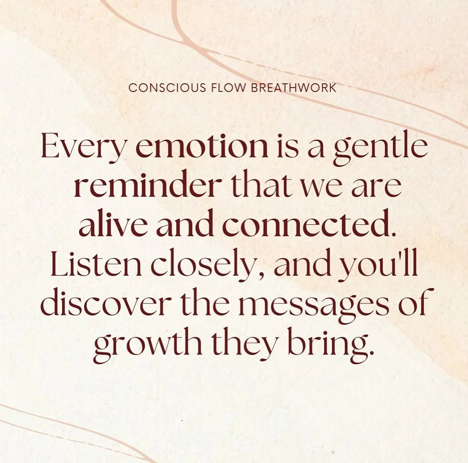 Can you fully embrace the Gift of Your Emotions 

Every emotion you experience is a sacred messenger&mdash;a gentle reminder that you are alive, connected, and evolving. 

When we pause to listen closely, we uncover the profound lessons and growth th