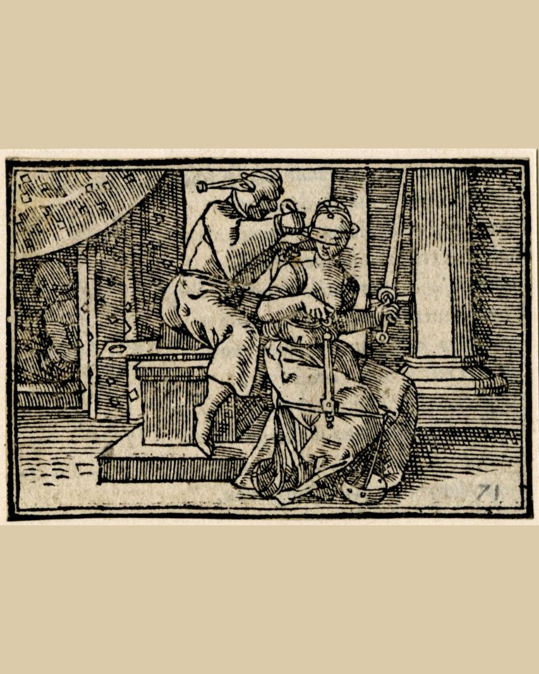 Of Conflicts in Trial, Tobias Stimmer