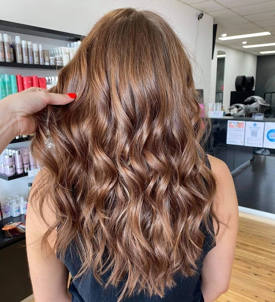 Brunette-Hair Colourists-Wella Professionals-Hazlenut Tones-Foils-The Wright Salon Panania