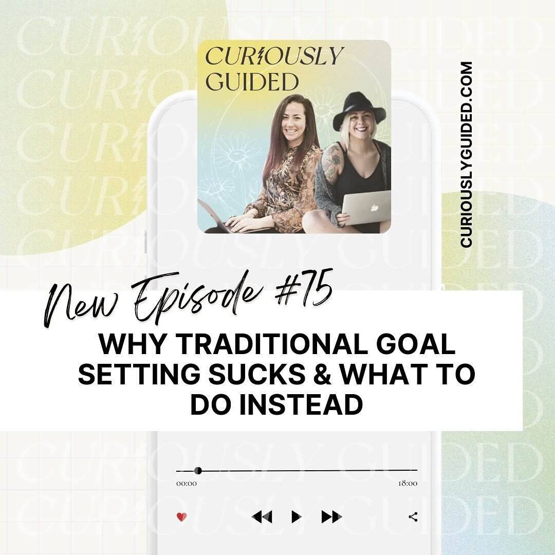 🔥 Episode 75 is up &amp; ready &mdash; Why Traditional Goal Setting Sucks &amp; What to Do Instead🎙 

If you&rsquo;re feeling uninspired to &ldquo;set goals&rdquo; in the traditional way, this episode is for you! 

Join Shay &amp; me in this conver