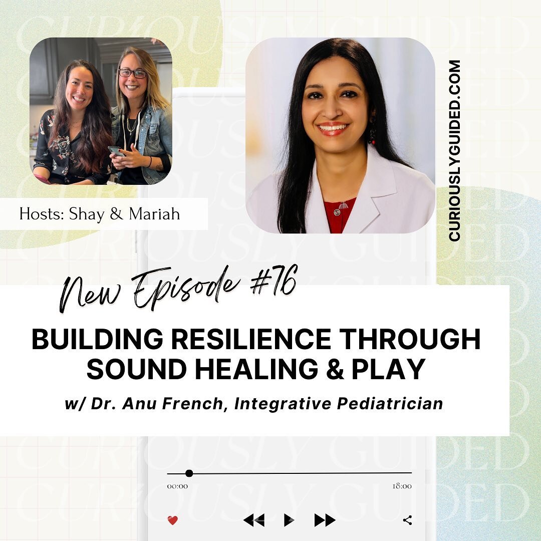 🚨NEW EPISODE ALERT 🚨 &mdash; Building Resilience through Sound Healing &amp; Play with Integrative Pediatrician @anewwellness.anufrench 

Building resilience doesn&rsquo;t have to be as complicated as our minds try to make it.

Dr. Anu French is su
