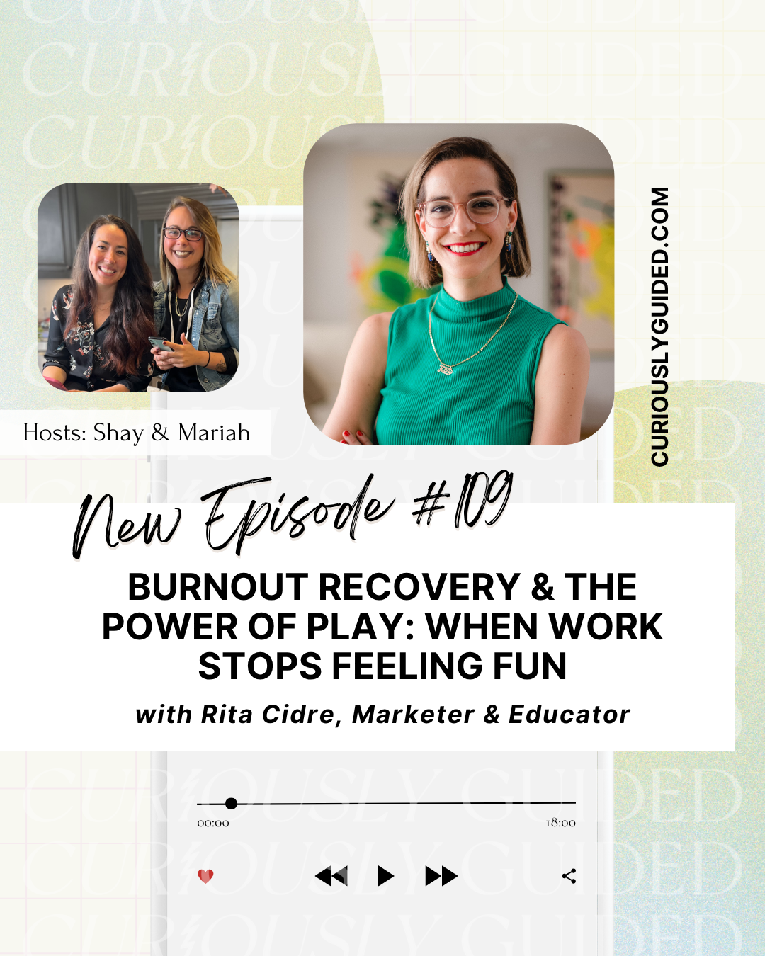 Ep.109 | Burnout Recovery &amp; the Power of Play: When Work Stops Feeling Fun with Rita Cidre, Marketer &amp; Educator