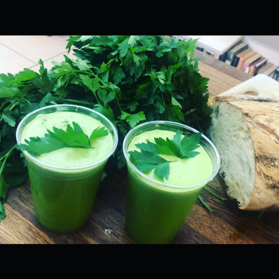 Detox green juice back on the menu