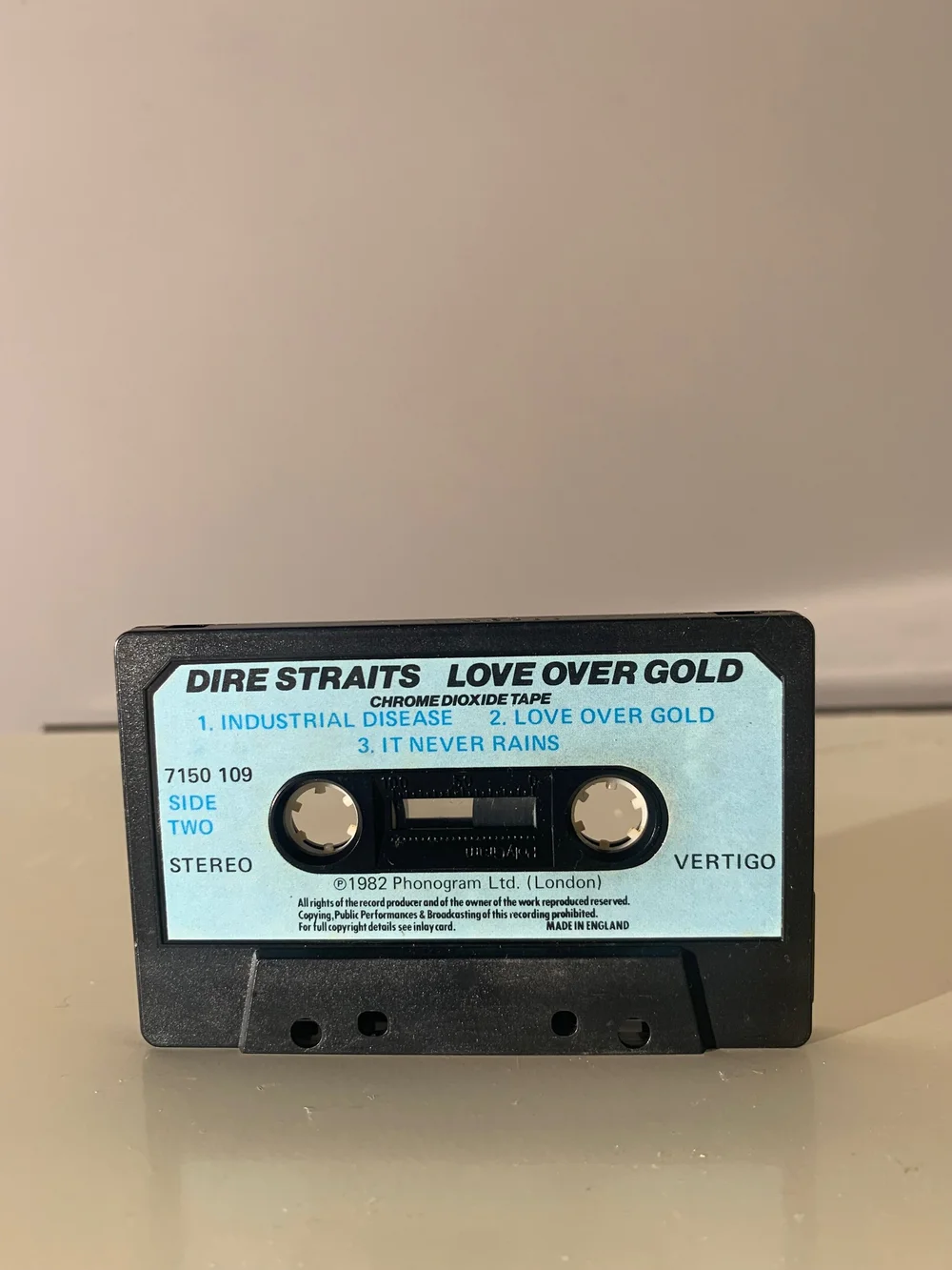 Dire Straits - Love Over Gold - Cassette Album (1982) — Chalkpit