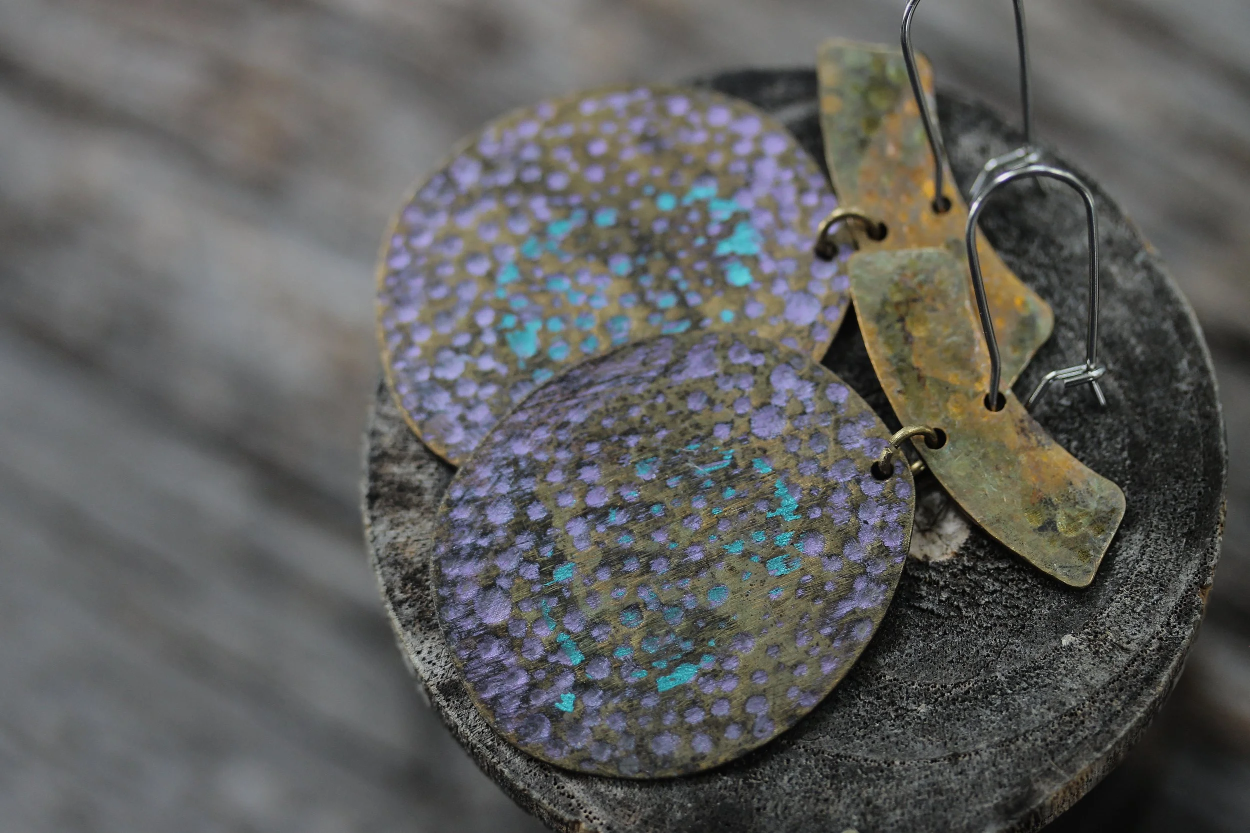 Earrings - "June Meadow II"