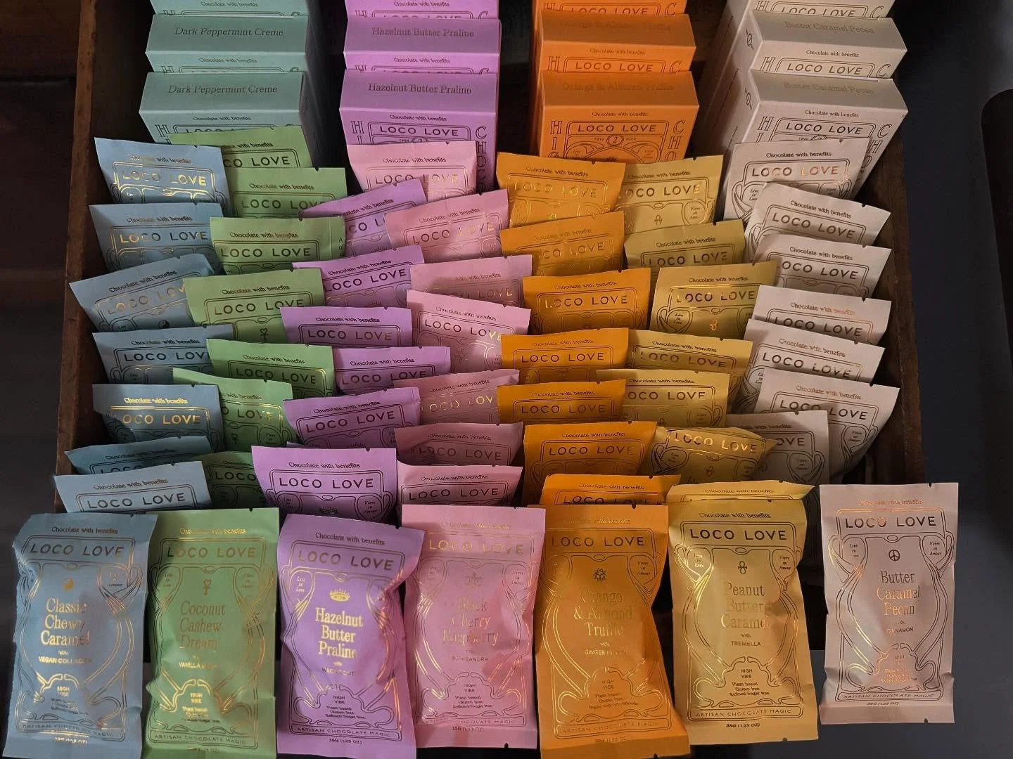 🌿 LOTS OF DELIVERIES IN STORE 🌿 &hellip; It is always a good day when we have deliveries to unpack, especially when that includes Loco Love chocolates.
