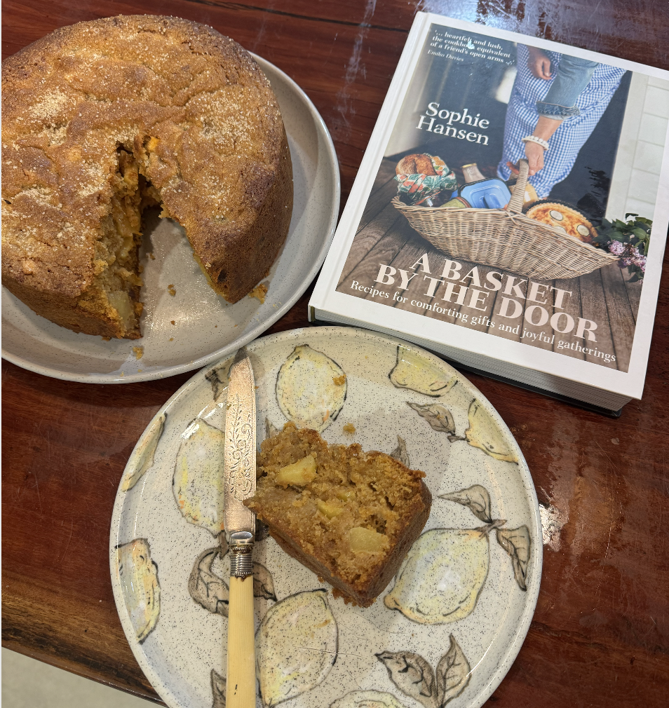 4. From Our From Our Cookbook Shelf to the Kitchen: A Basket by the Door