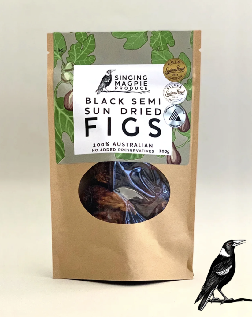 Singing Magpie Produce - Black Semi Sun Dried Figs