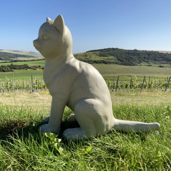 Garden Cat Statue