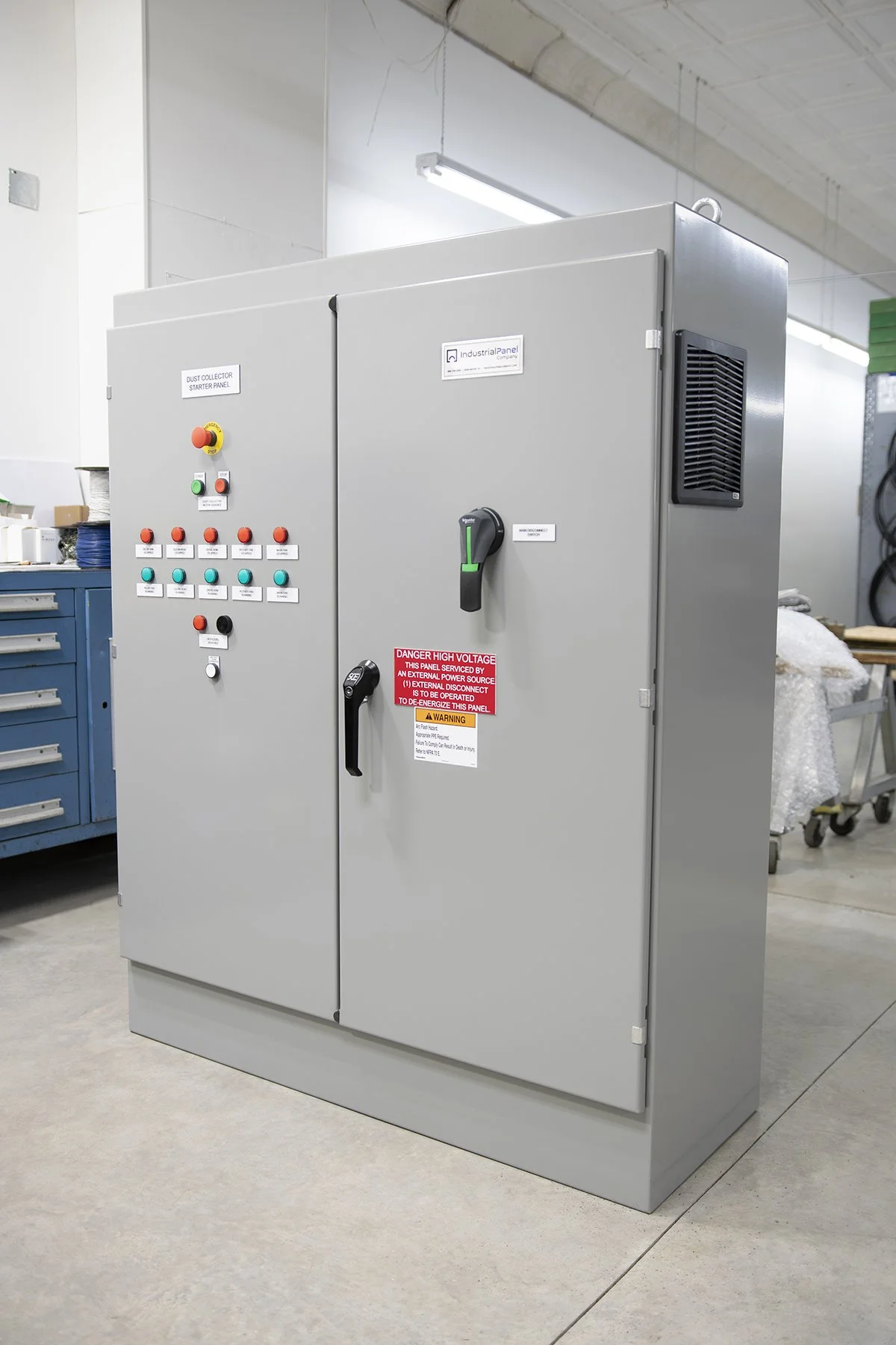 Dust Collector Panel Enclosure — Custom Industrial Control Panels | UL ...