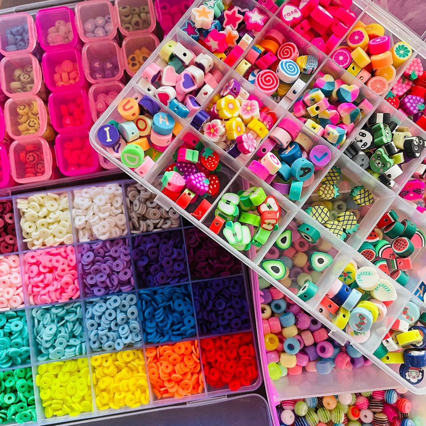 Bead sorting day today as a new delivery has just arrived 🎉 We can&rsquo;t wait to see what creations are made at all the parties 🎊🥳🤩#bead #beads #handmade #jewelry #beadwork #beading #beadedjewelry #bracelet #handmadejewelry #beaded #fashion #ne