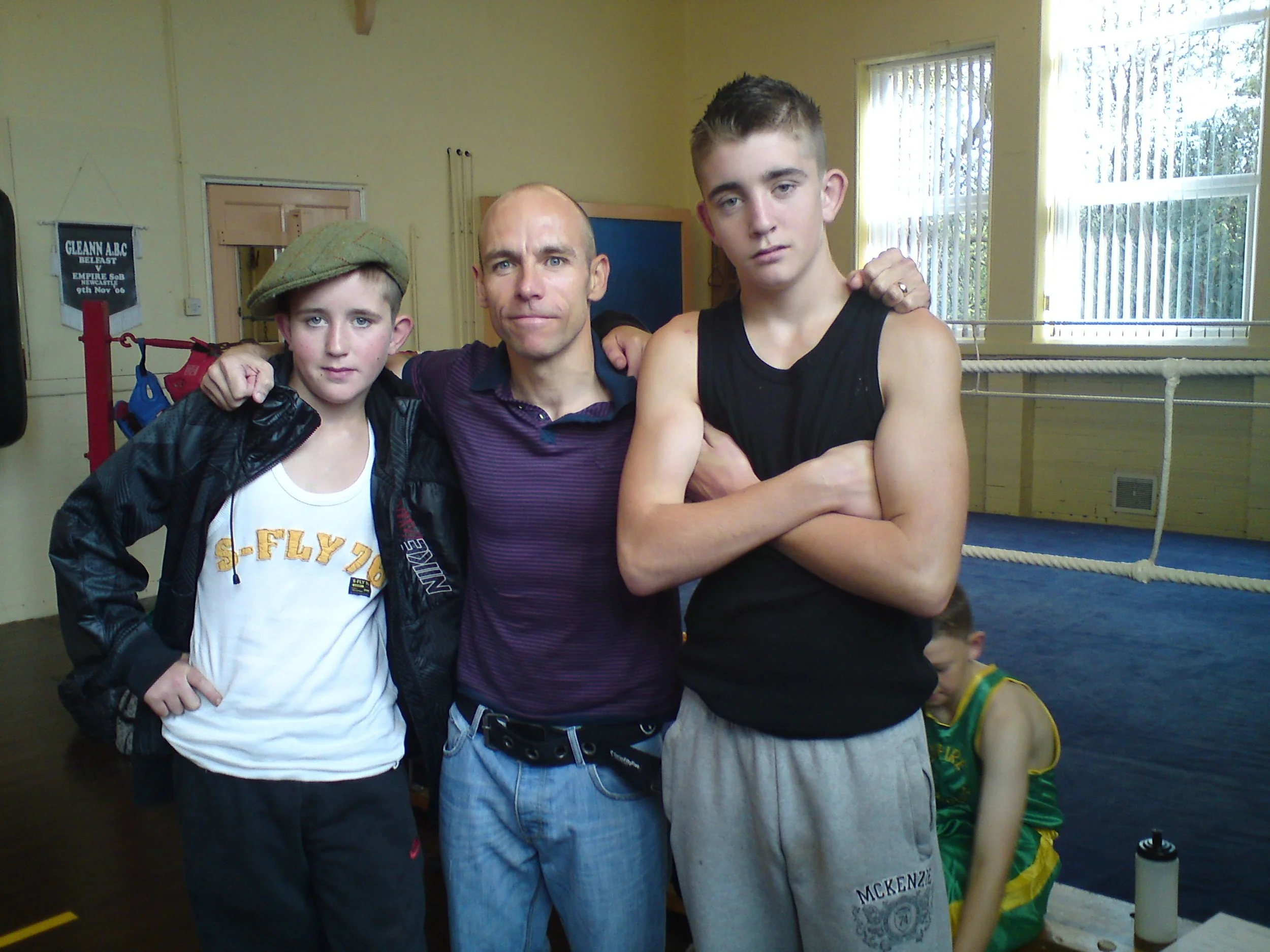 With two of the Stewart brothers. Real characters.