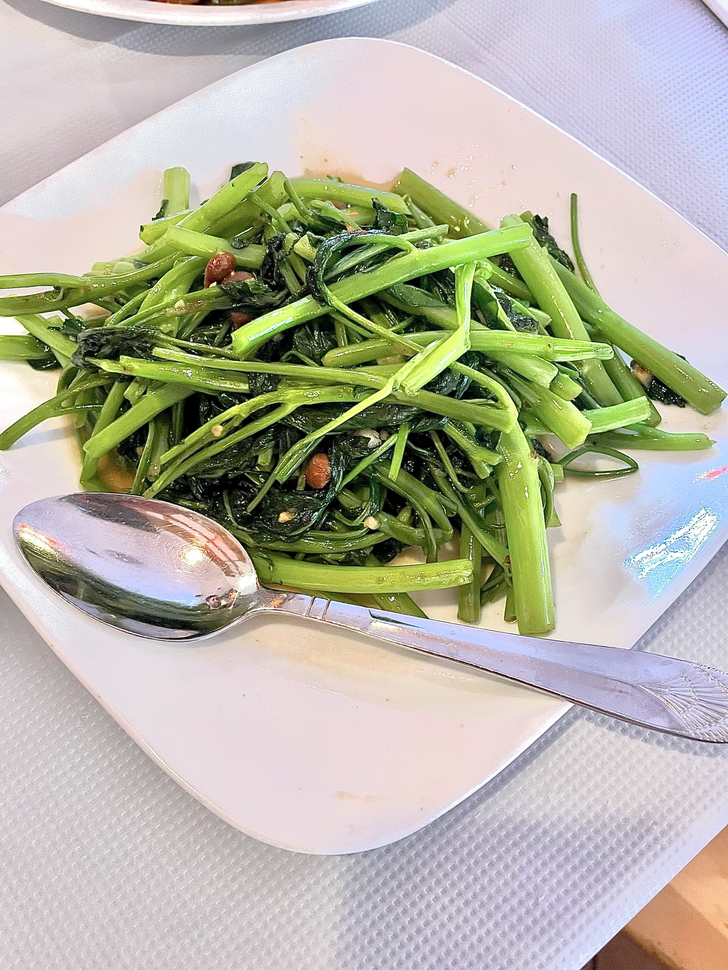 Sautéed Chinese Watercress with Oyster Sauce