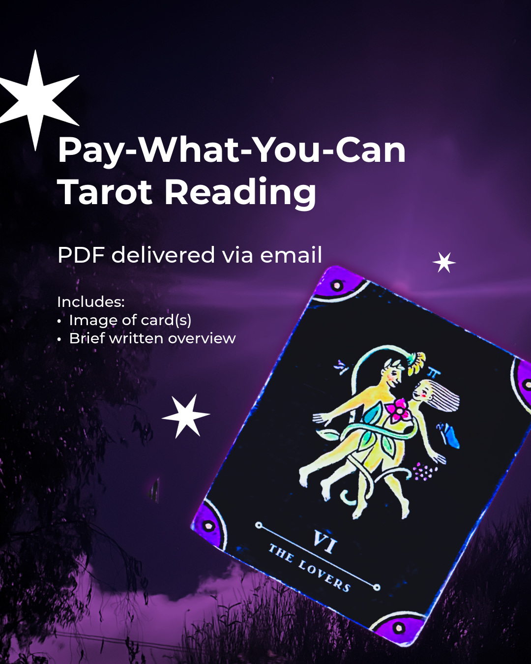 Pay-What-You-Can Text Tarot Reading