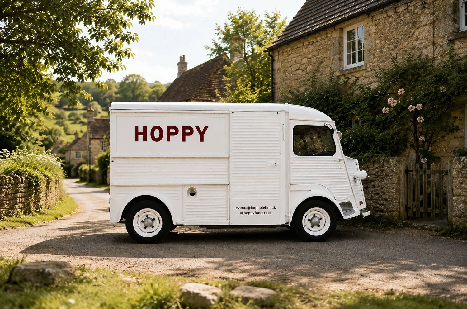 Hoppy Food Truck, Limpley Stoke, Bath. 