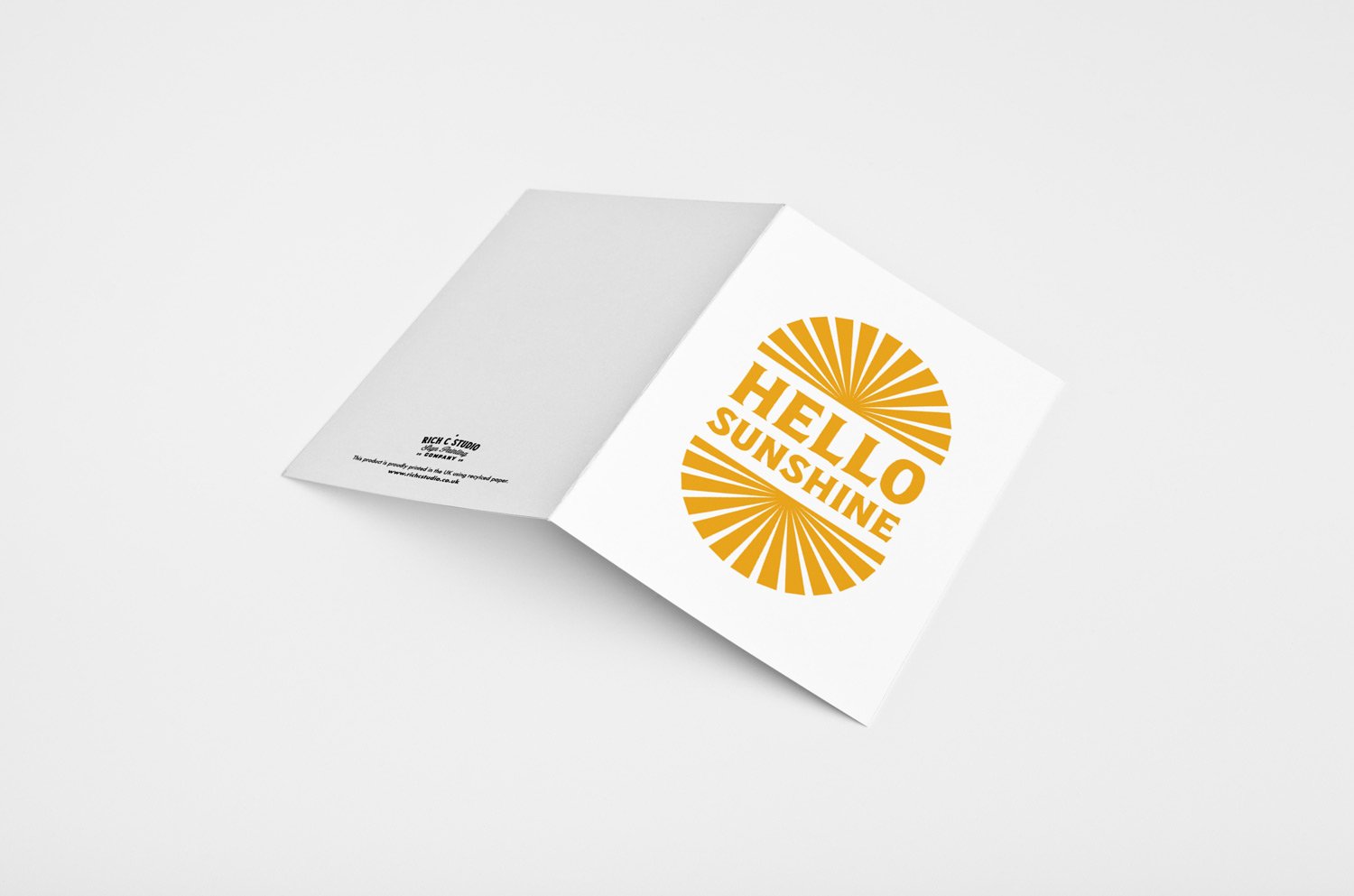 Bright and cheerful, this card is perfect for sending warm, sunny vibes to someone special. Whether it’s to brighten their day or just say hello, it’s pure positivity! Size - 148mm x 105mm.