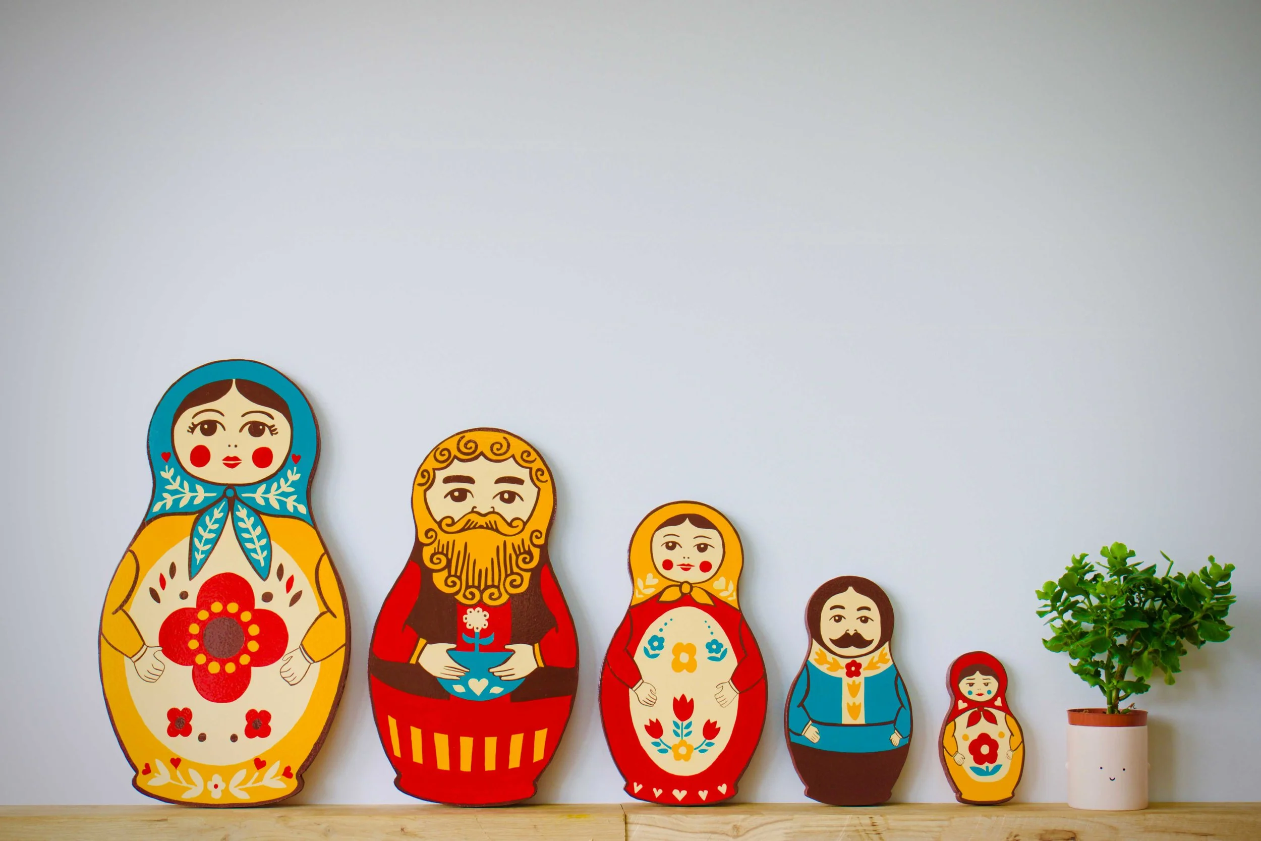 Handcrafted woodcuts featuring bold, vibrant hand-painted colours, making the design pop, showcasing the precision and artistry that goes into each piece. Perfect for adding a unique, personal touch to any business or home.