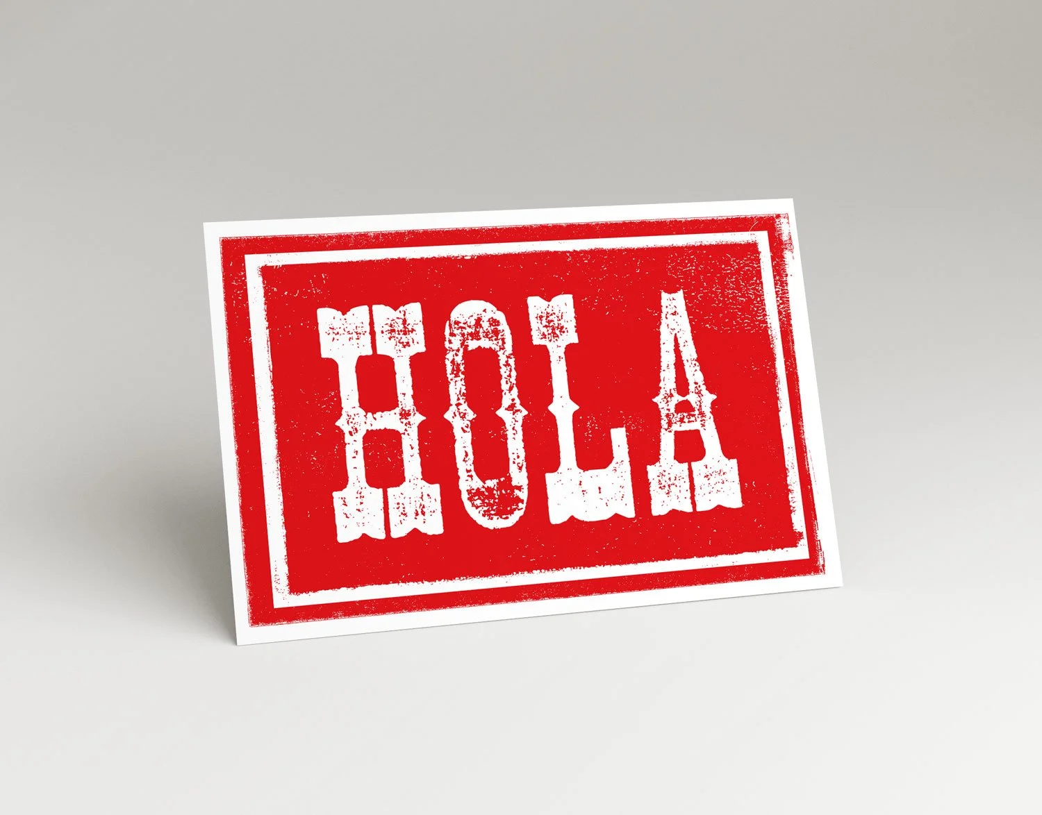 Responsibly printed postcard. Designed by Rich C Studio, Frome, UK.