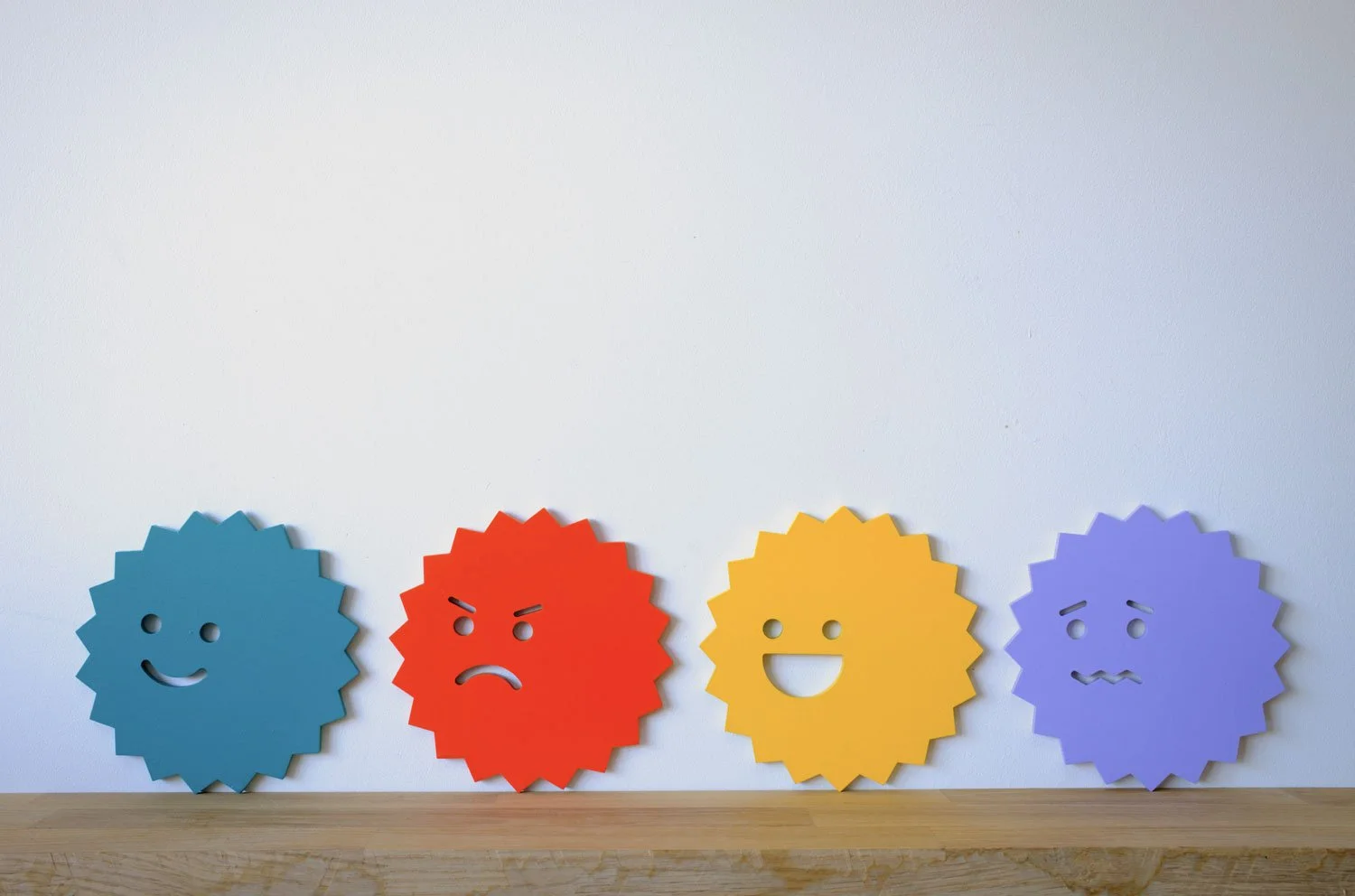 Emotions woodcuts, Rich C Studio