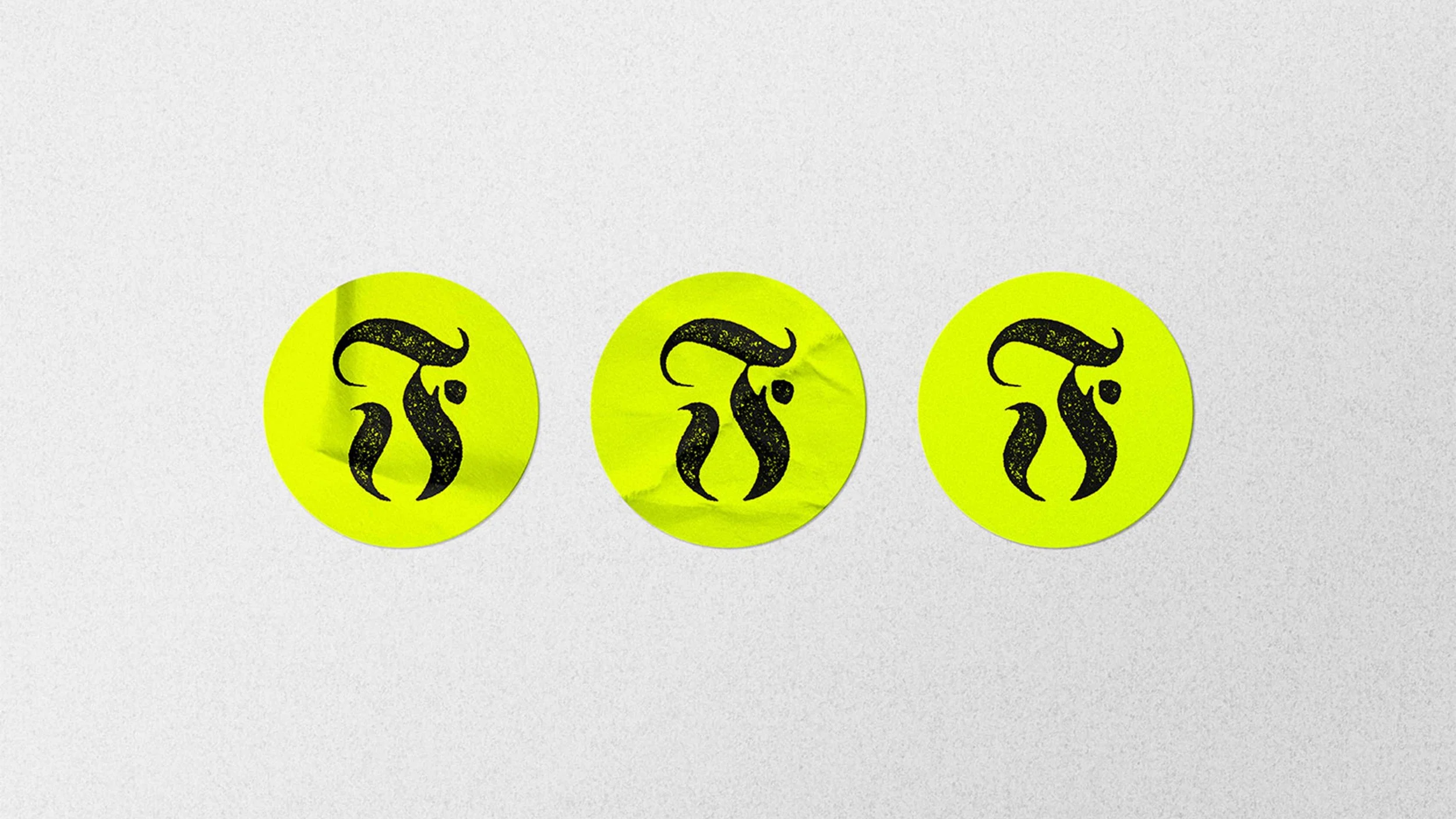 A vibrant, custom-designed sticker by Rich C Studio, featuring bold typography. Each sticker is perfect for personalising laptops, notebooks, or packaging. The bright colours add a fun and creative touch, showcasing Rich C Studio’s signature style.