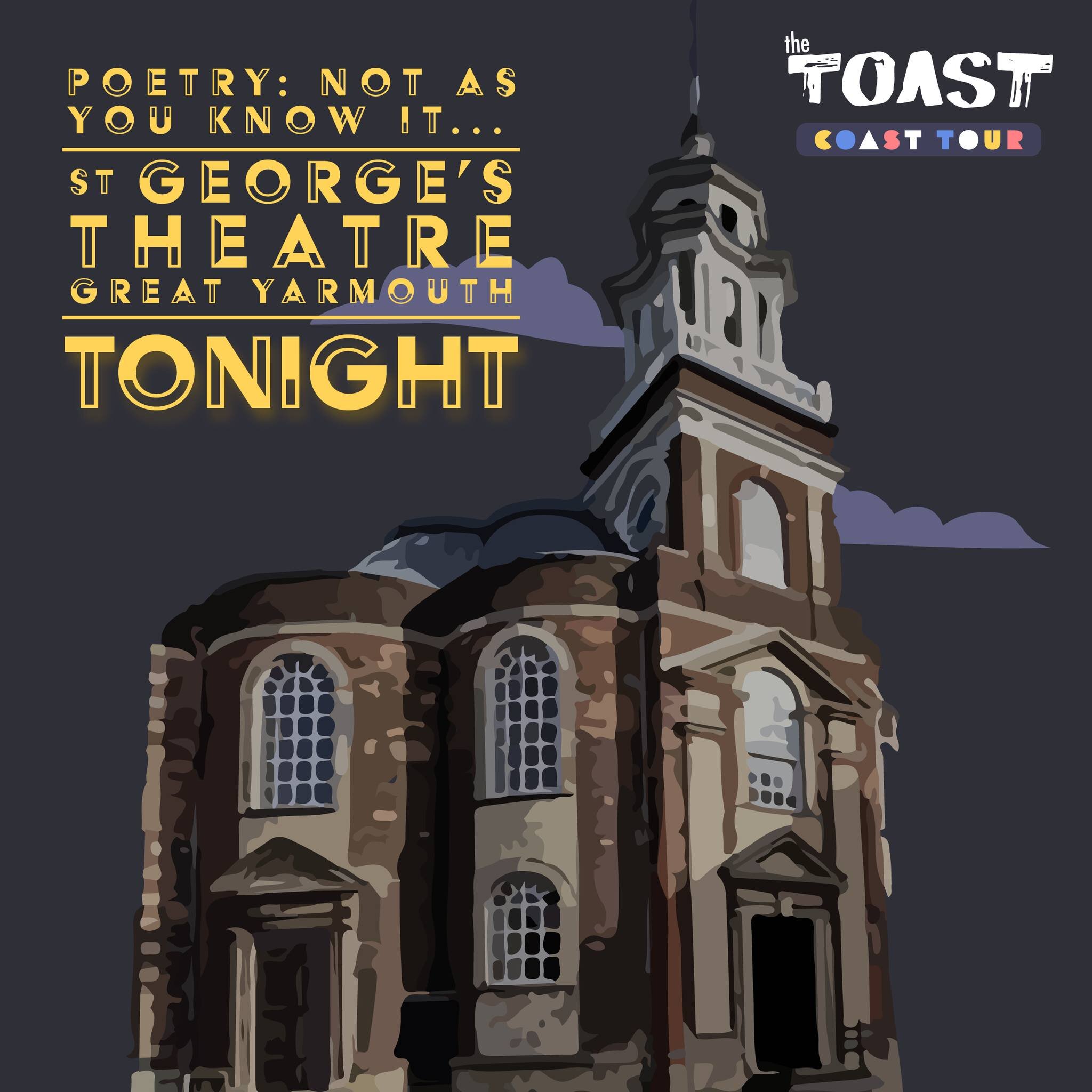The TOAST Coast Tour: Night 2

Ok, lets go... Night 2 in the very very wonderful St George's Theatre in Great Yarmouth. With an absolutely wild history dating back to 1711, this is one VERY special place and we're so pleased to be bringing TOAST here